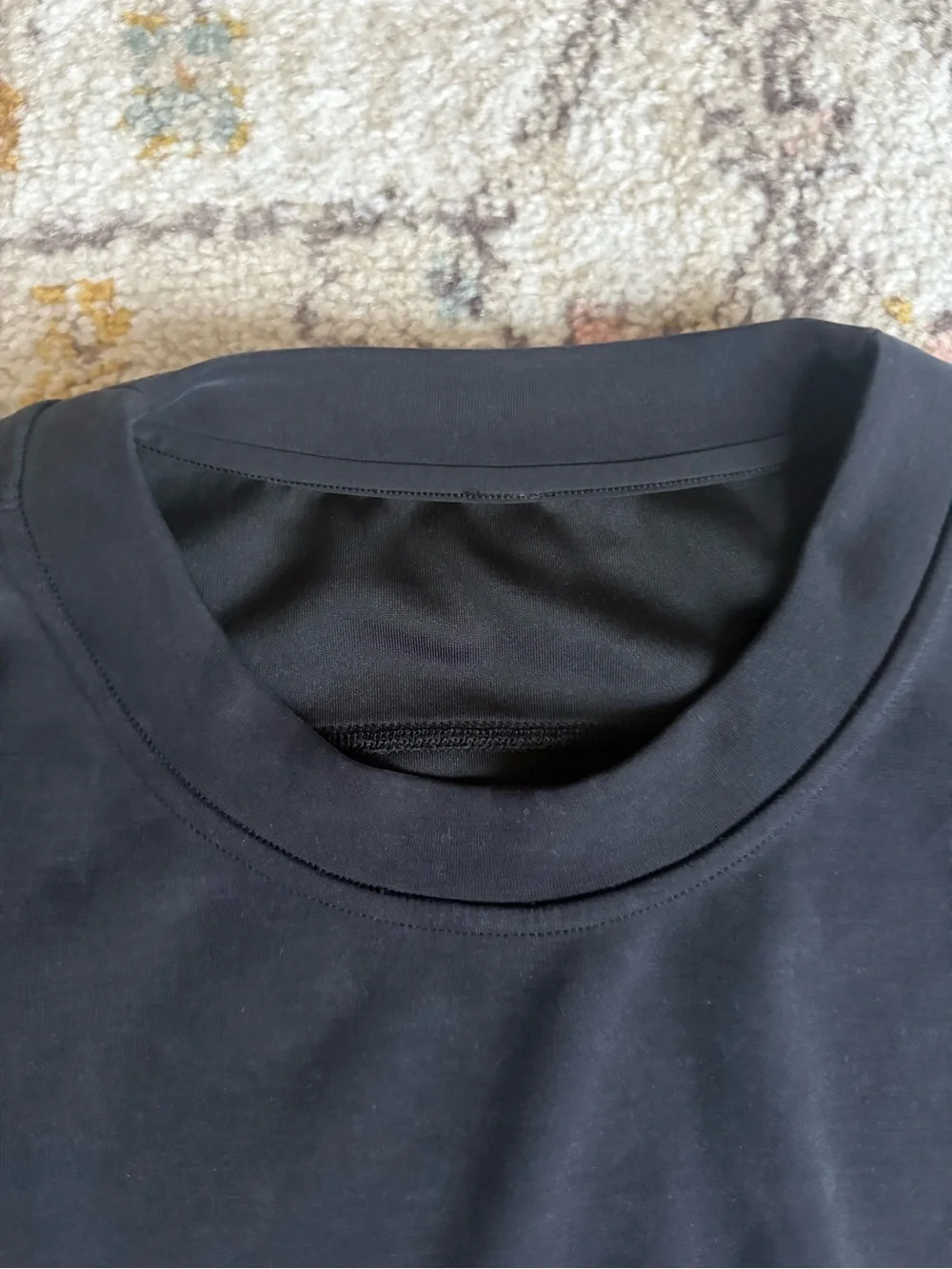 lululemon athletica Black Crewneck Sweater